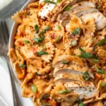 Creamy Spicy Chicken Pasta with Summer Vegetables 4 Creamy Spicy Chicken Pasta with Summer Vegetables