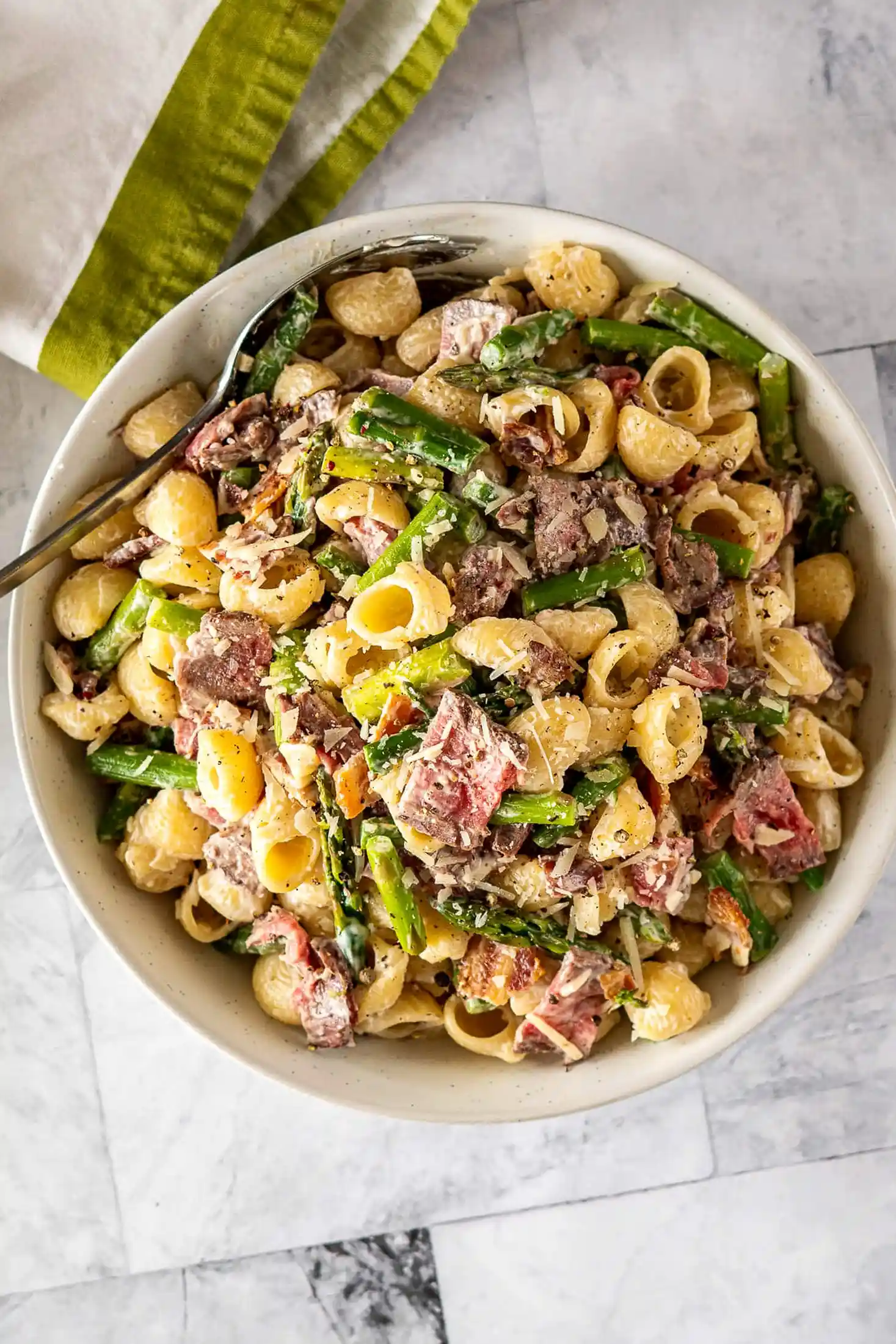 Creamy Steak and Pasta Salad 3 Recipe image