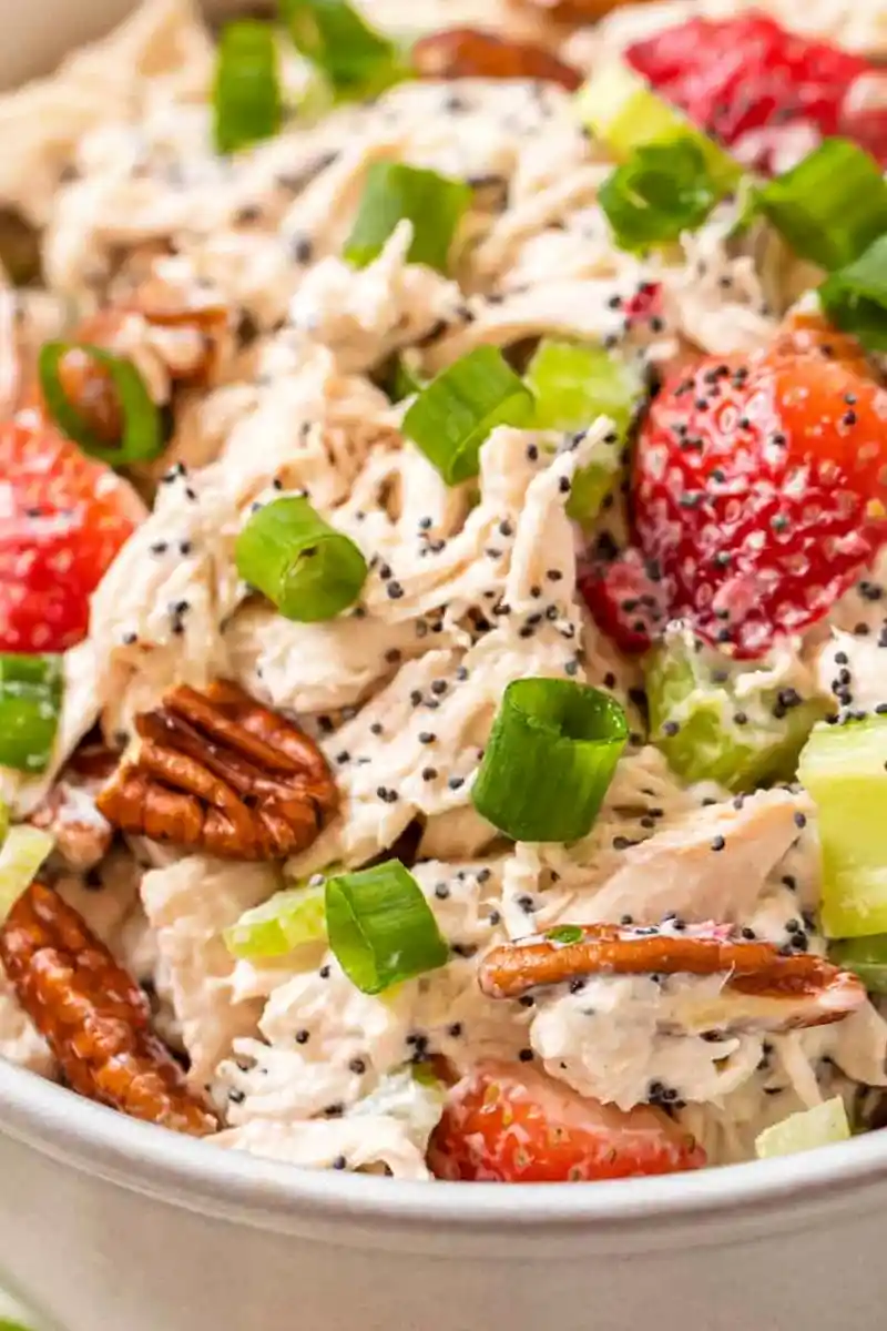 Strawberry Pecan Poppy Seed Chicken Salad 3 Recipe image
