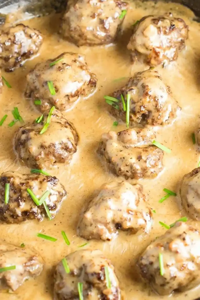 Creamy Swedish Meatballs with Savory Gravy