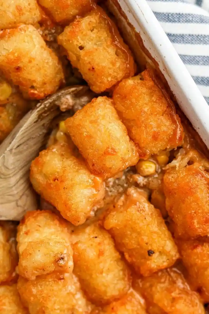 Savory Ground Beef Tater Tot Casserole 3 Recipe image