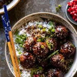 Quick Sticky Ginger Sesame Chicken Meatballs 4 Quick Sticky Ginger Sesame Chicken Meatballs
