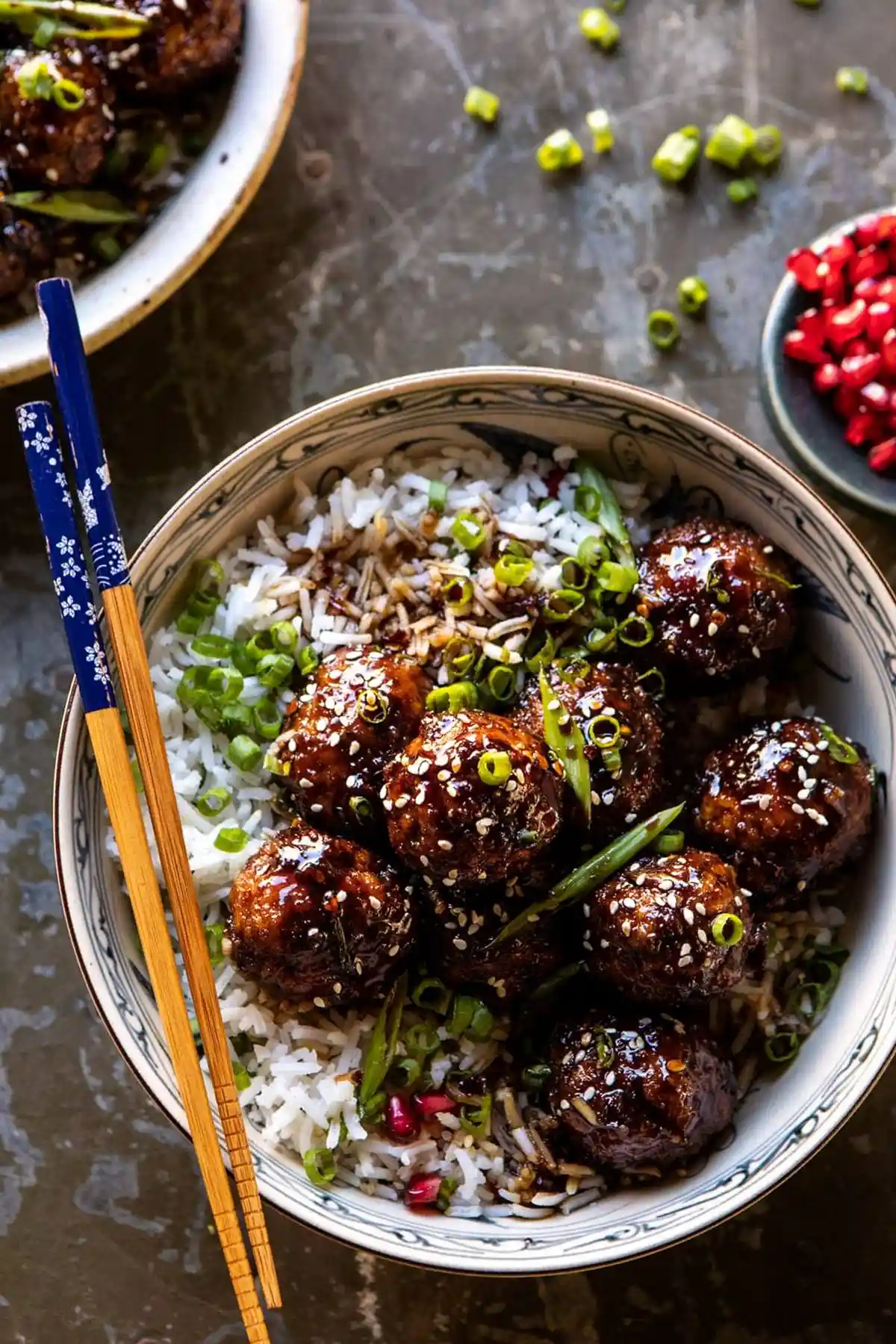 Quick Sticky Ginger Sesame Chicken Meatballs 3 Recipe image