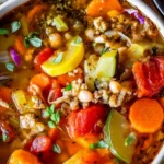 Hearty Turkey Vegetable Soup 4 Hearty Turkey Vegetable Soup