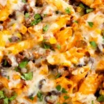 Cheesy Mexican Beef Pasta Bake 4 Cheesy Mexican Beef Pasta Bake