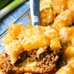 Cheeseburger Tater Tot Hot Dish with Crescent Rolls 4 Cheeseburger Tater Tot Hot Dish with Crescent Rolls