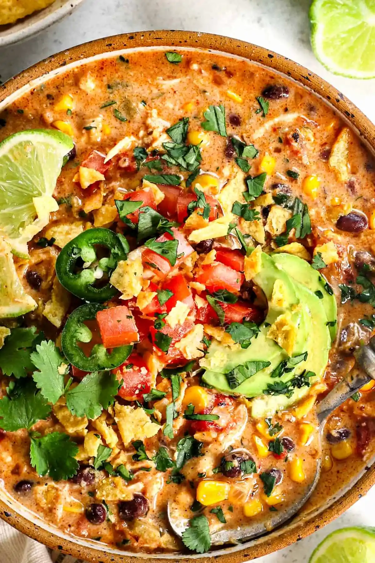 Creamy Chicken Taco Soup 3 Creamy Chicken Taco Soup