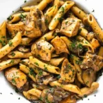 Pasta Da Vinci Style Chicken and Mushroom Dinner 4 Creamy Pasta Da Vinci Copycat