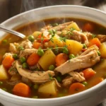 Hearty Slow Cooker Chicken Stew with Root Vegetables 4 Hearty Slow Cooker Chicken Stew with Root Vegetables
