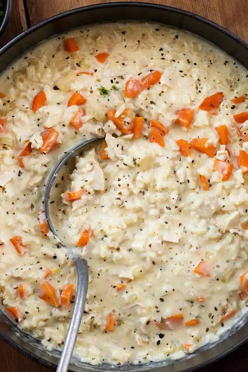 Creamy Ranch Chicken and Rice Soup 3 Creamy Ranch Chicken and Rice Soup