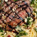 Creamy Balsamic Steak Pasta Alfredo 4 Creamy Balsamic Steak Pasta Alfredo
