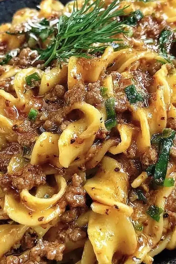 Creamy Ground Beef Stroganoff With Noodles 3 Creamy Ground Beef Stroganoff With Noodles