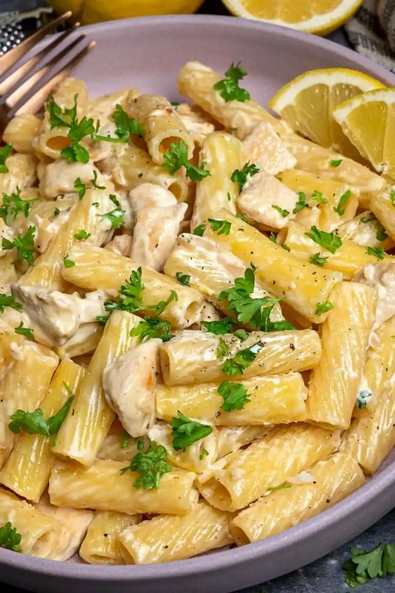 Zesty Creamy Lemon Chicken Pasta 3 Recipe image