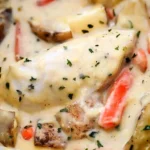 Slow Cooked Creamy Ranch Chicken and Vegetables 4 Slow Cooker Creamy Ranch Chicken and Vegetables