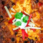 Slow Cooker Taco Soup 4 Slow Cooker Taco Soup