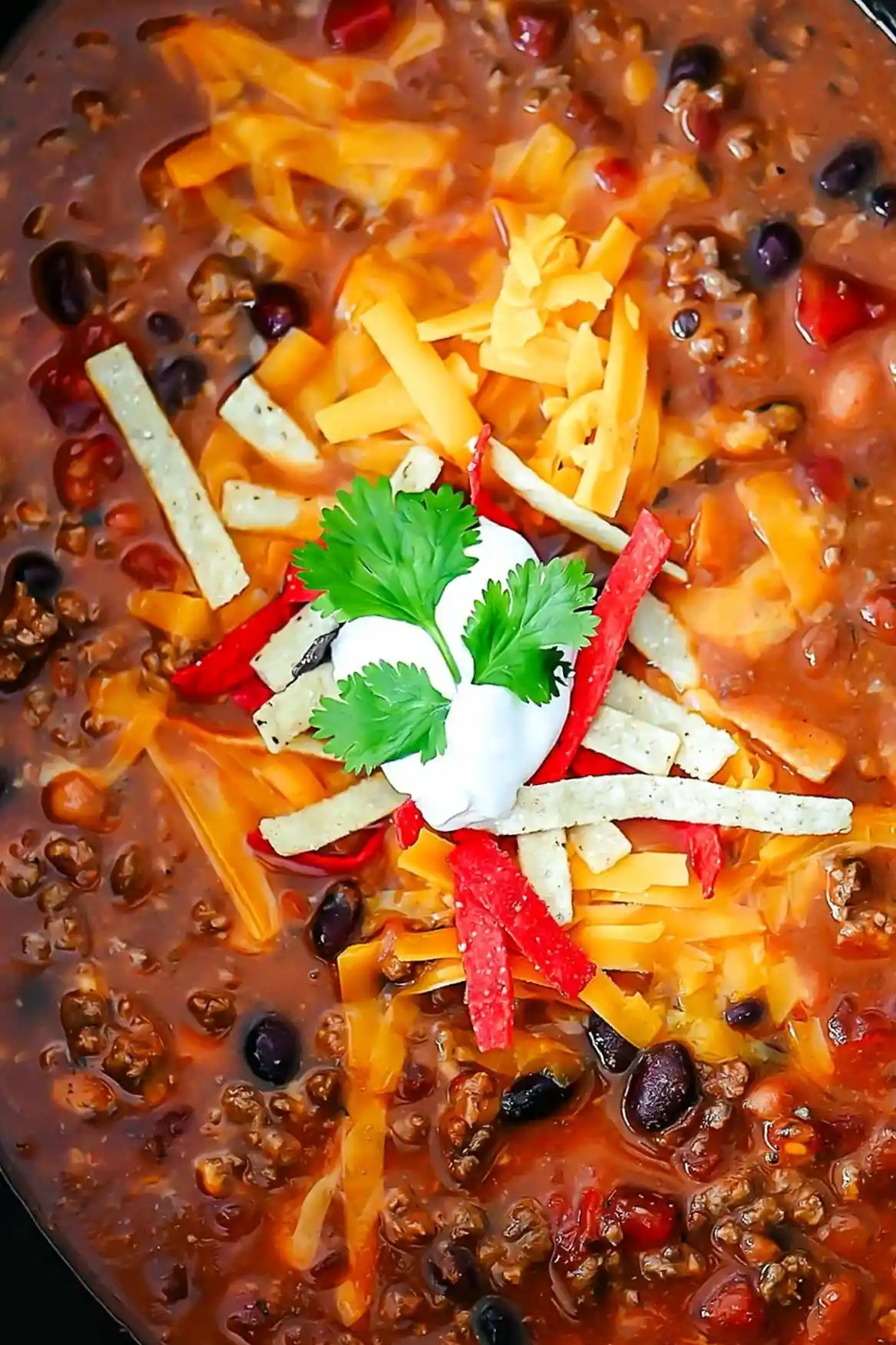 Slow Cooker Taco Soup 3 Recipe image