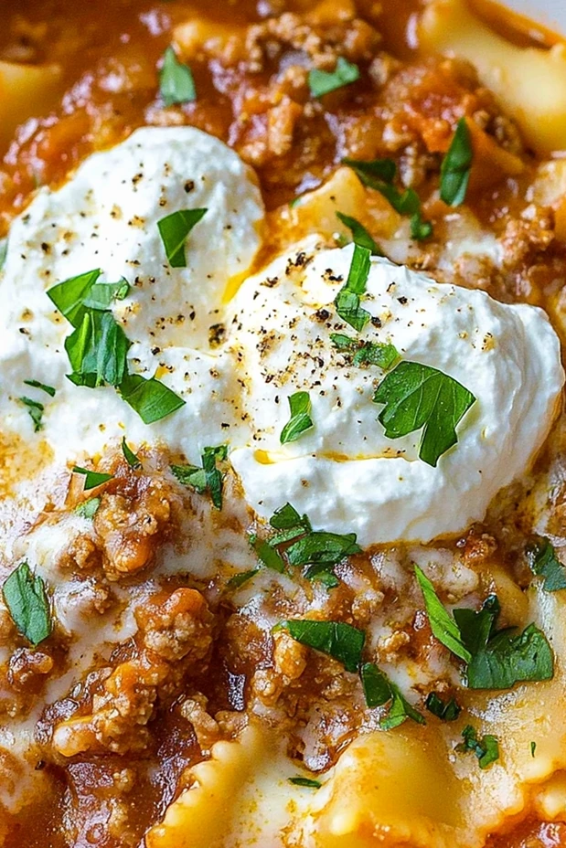 Comforting Lasagna Soup 3 Recipe image