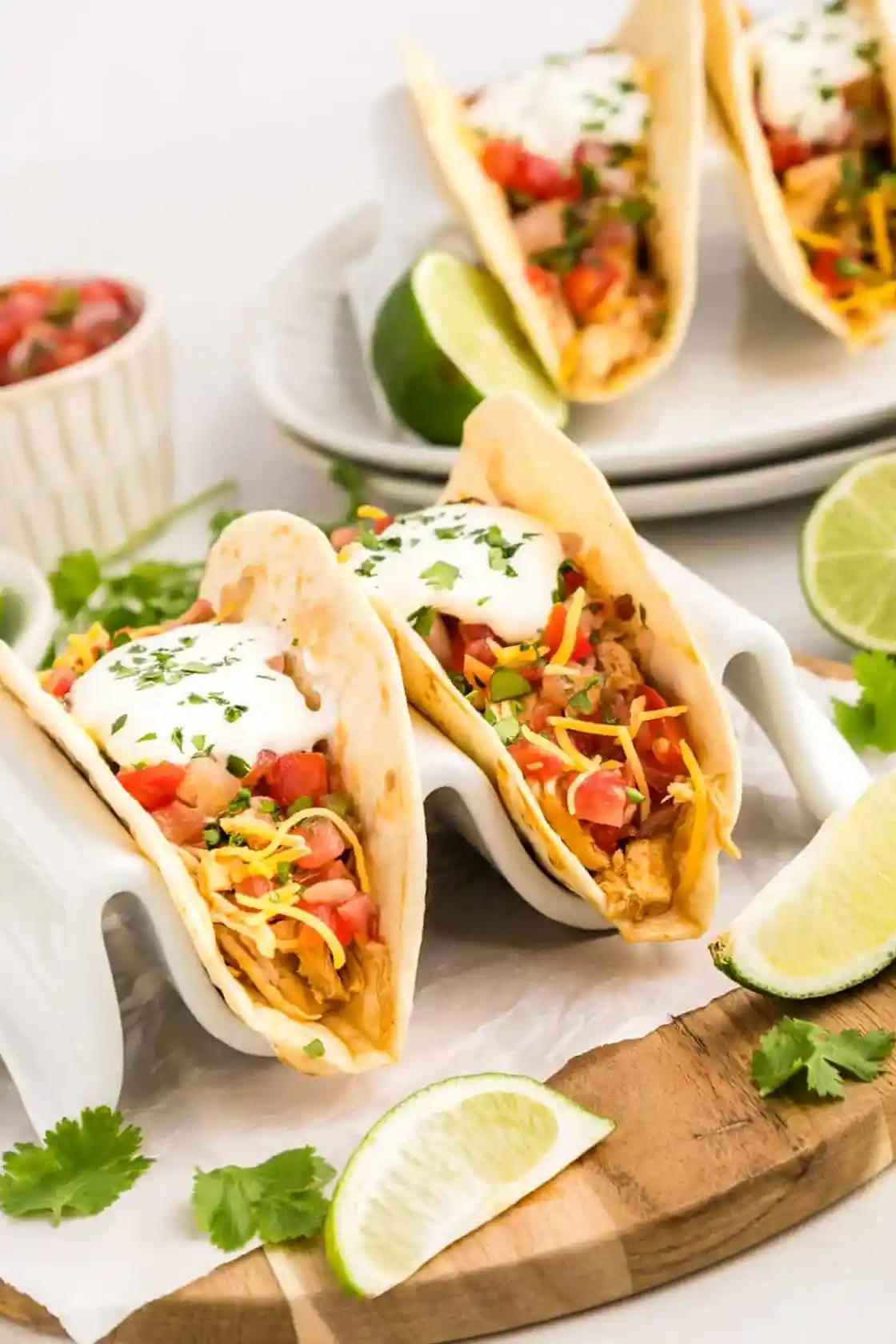 Crockpot Shredded Chicken Tacos 3 Crockpot Shredded Chicken Tacos