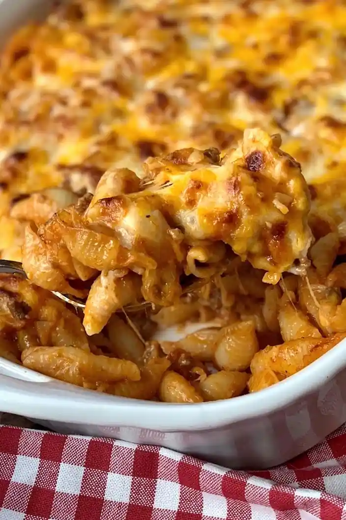 Easy Cheeseburger Pasta Dinner Casserole 3 Recipe image