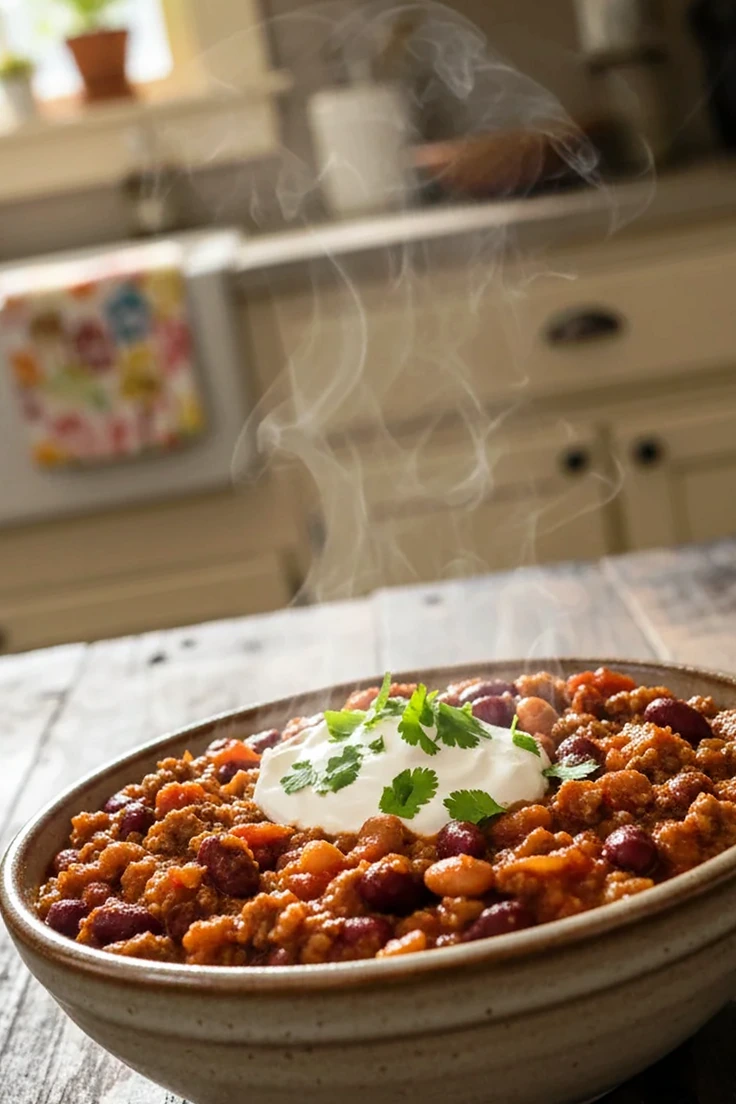 Slow Cooker Beef Chili Recipe 3 Recipe image
