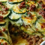 Low Carb Ground Beef and Zucchini Bake 4 Low Carb Ground Beef and Zucchini Bake