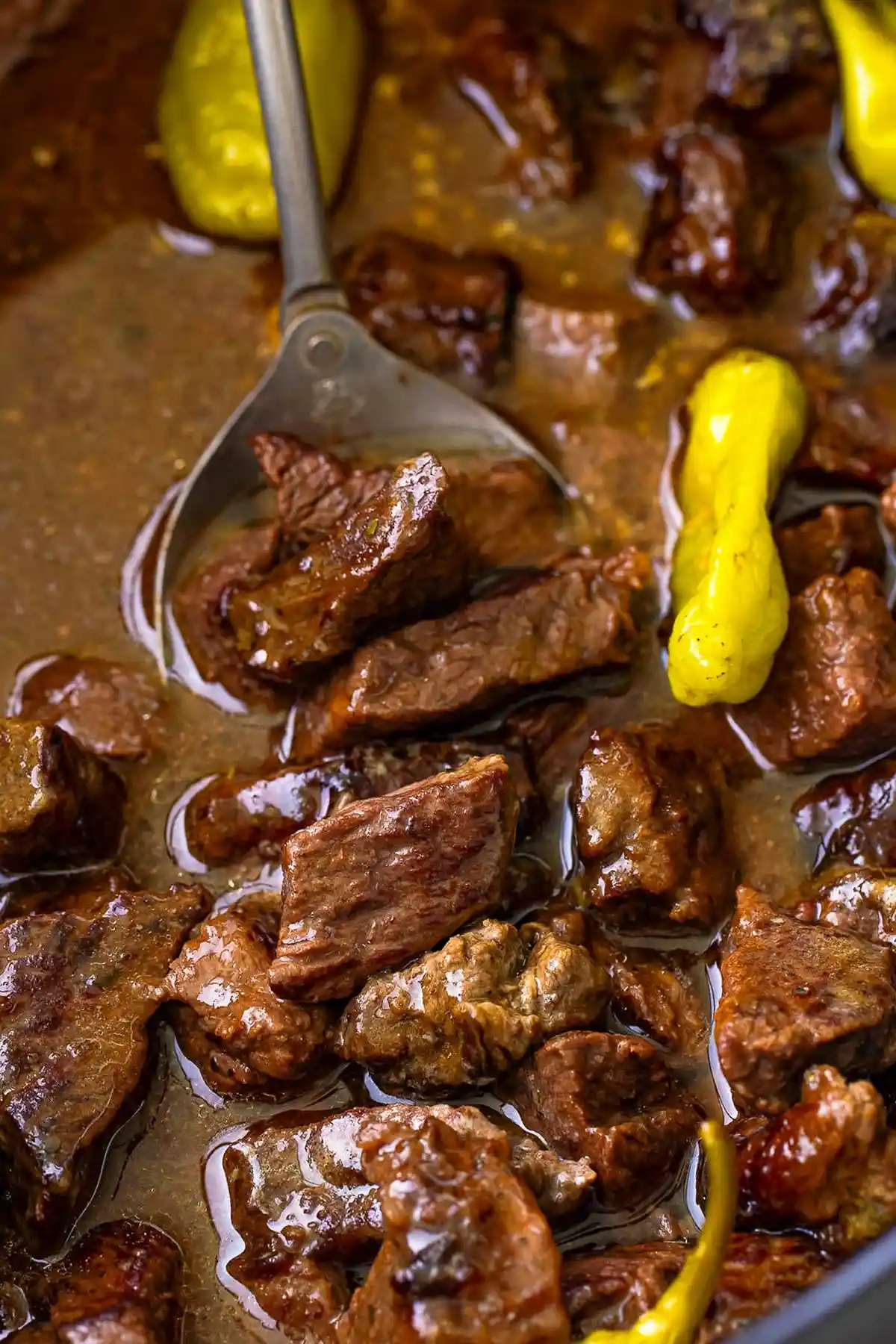 Slow Cooker Mississippi Steak Bites 3 Slow Cooker Mississippi Steak Bites