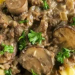 Creamy Greek Yogurt Ground Beef Stroganoff 4 Healthy Ground Beef Stroganoff with Greek Yogurt