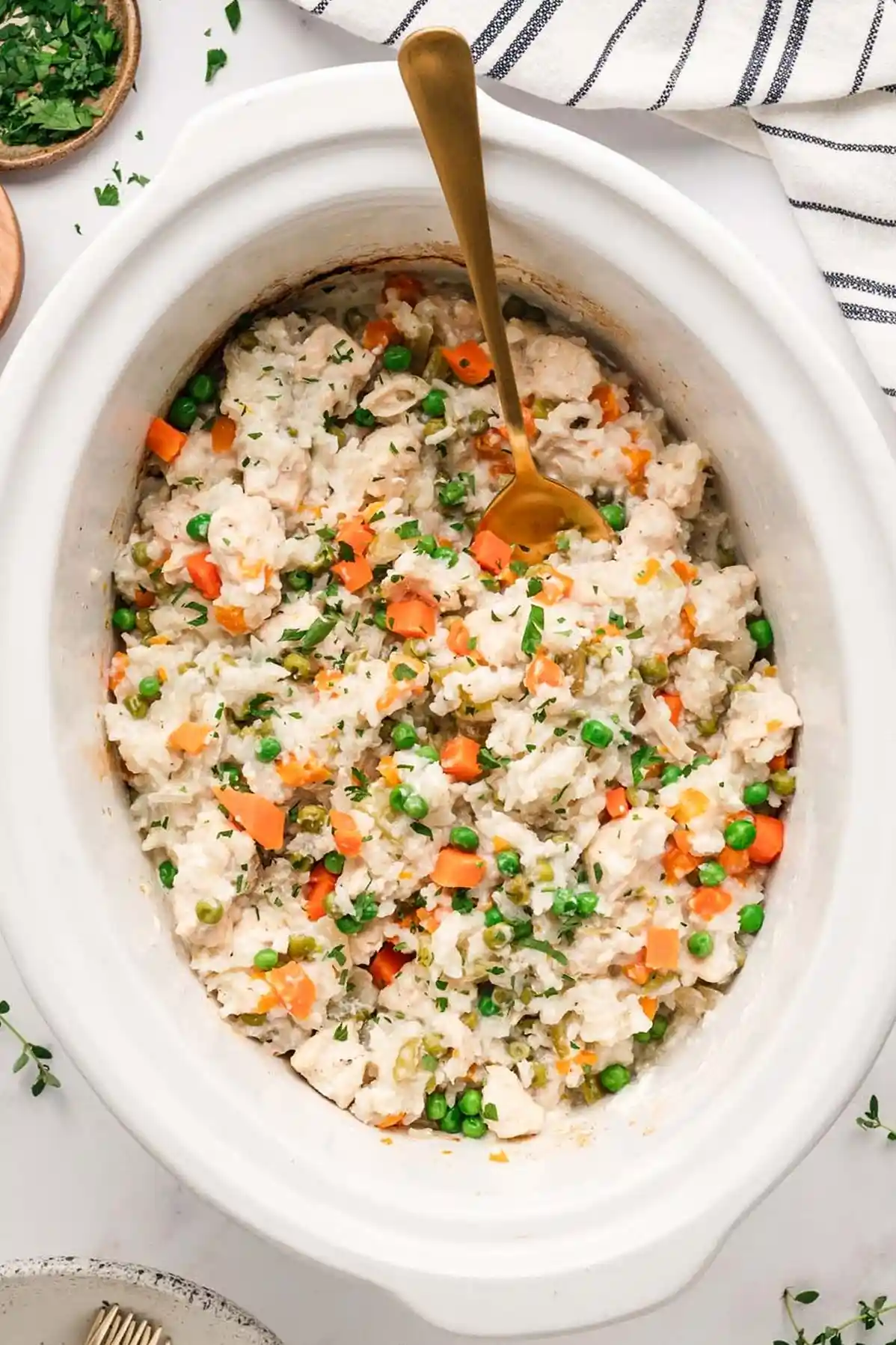 Crockpot Chicken and Rice 3 Crockpot Chicken and Rice