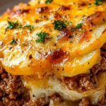 Hearty Ground Beef and Potato Casserole 4 Hearty Ground Beef and Potato Casserole
