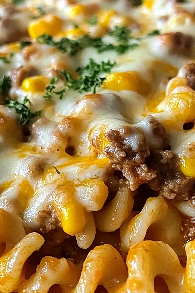 Loaded Cheddar Ranch Beef and Sweet Corn Rotini Bake 3 Loaded Cheddar Ranch Beef and Sweet Corn Rotini Bake