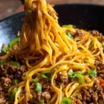 Mongolian Ground Beef Noodles Recipe 4 Savory Mongolian Ground Beef Noodles