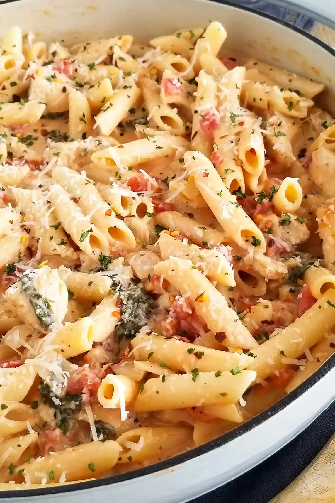 One Pot Creamy Chicken Pasta 3 One Pot Creamy Chicken Pasta