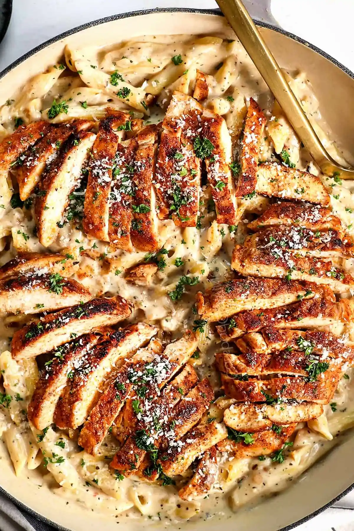 Creamy Garlic Parmesan Chicken Pasta 3 Creamy Garlic Parmesan Chicken Pasta