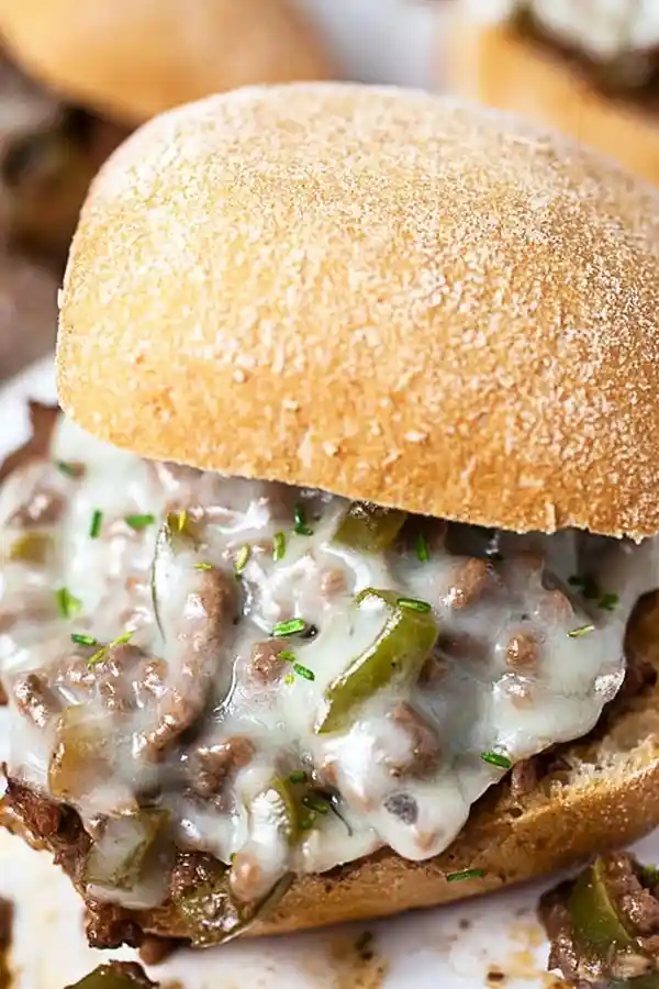 Philly Cheesesteak Sloppy Joes 3 Philly Cheesesteak Sloppy Joes