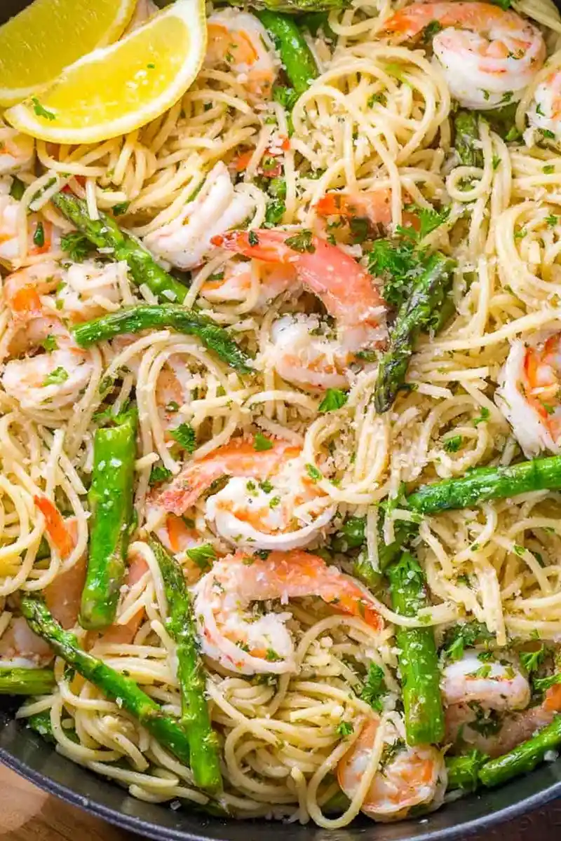 Zesty Lemon Garlic Shrimp Scampi Pasta 3 Recipe image