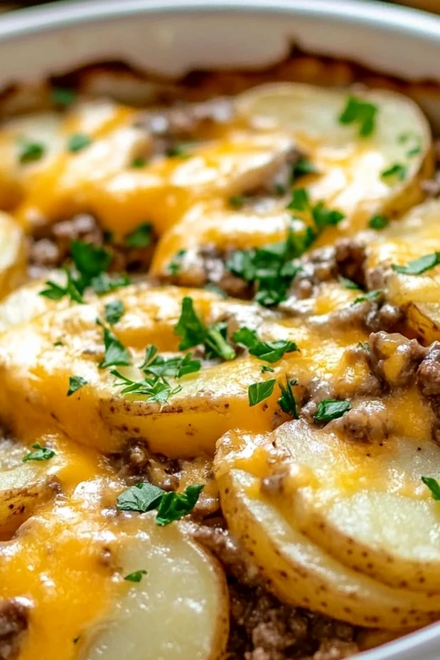 Hearty Slow Cooker Cowboy Potato Casserole 3 Recipe image