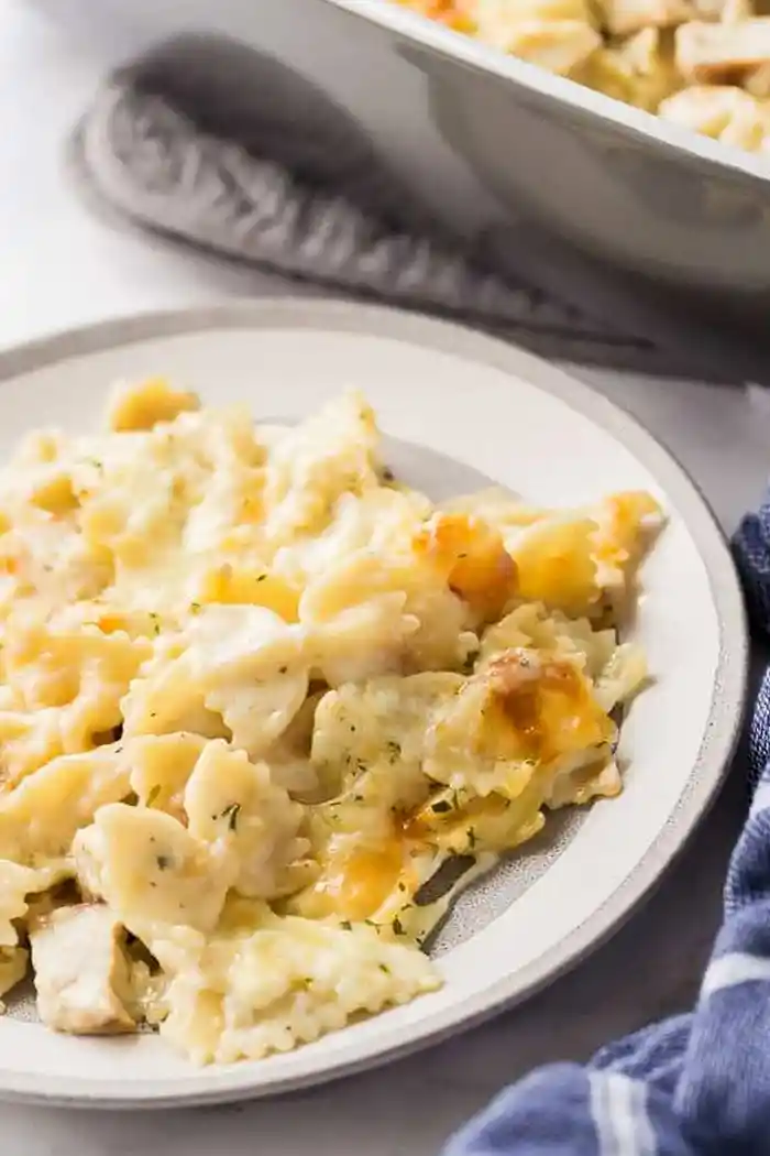 Chicken Alfredo Bake 3 Chicken Alfredo Bake