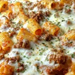 Cozy Cheesy Baked Rigatoni with Ground Beef 4 Cozy Cheesy Baked Rigatoni with Ground Beef