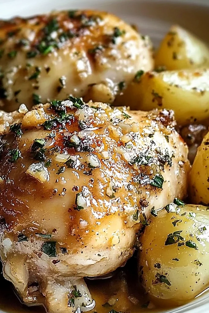 Slow Cooked Garlic Chicken and Potato Comfort 3 Slow Cooked Garlic Chicken and Potato Comfort
