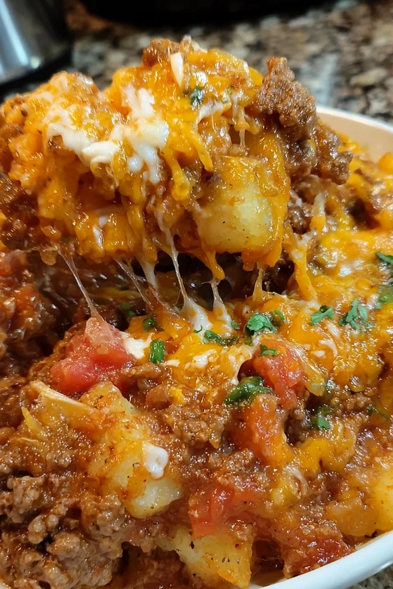 Crockpot Taco Casserole 3 Crockpot Taco Casserole