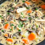 Slow-Cooked Creamy Mushroom Chicken and Wild Rice Soup 4 Slow-Cooked Creamy Mushroom Chicken and Wild Rice Soup