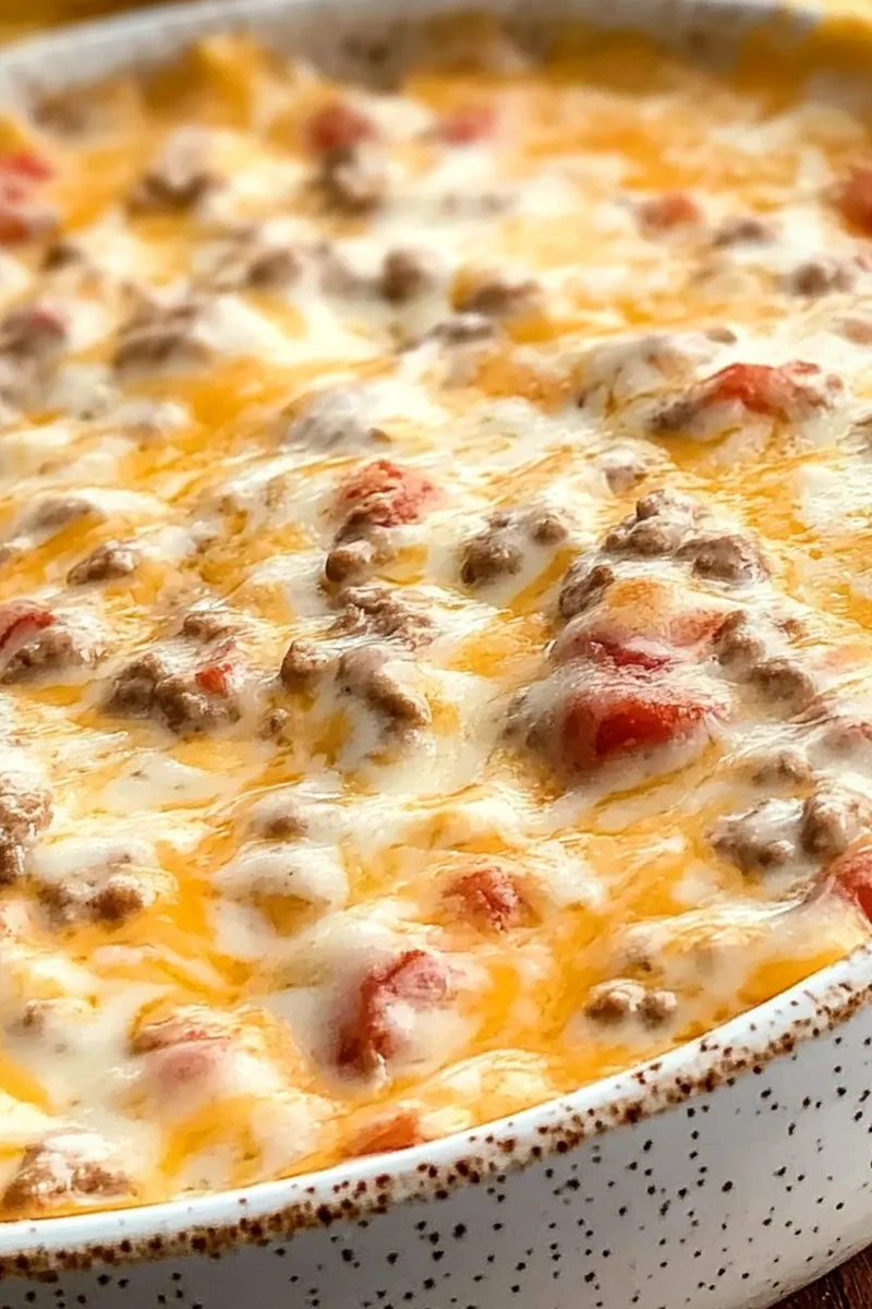 Easy Rotel Cheese Dip Recipe with Velveeta and Ground Beef 3 Easy Rotel Cheese Dip Recipe with Velveeta and Ground Beef