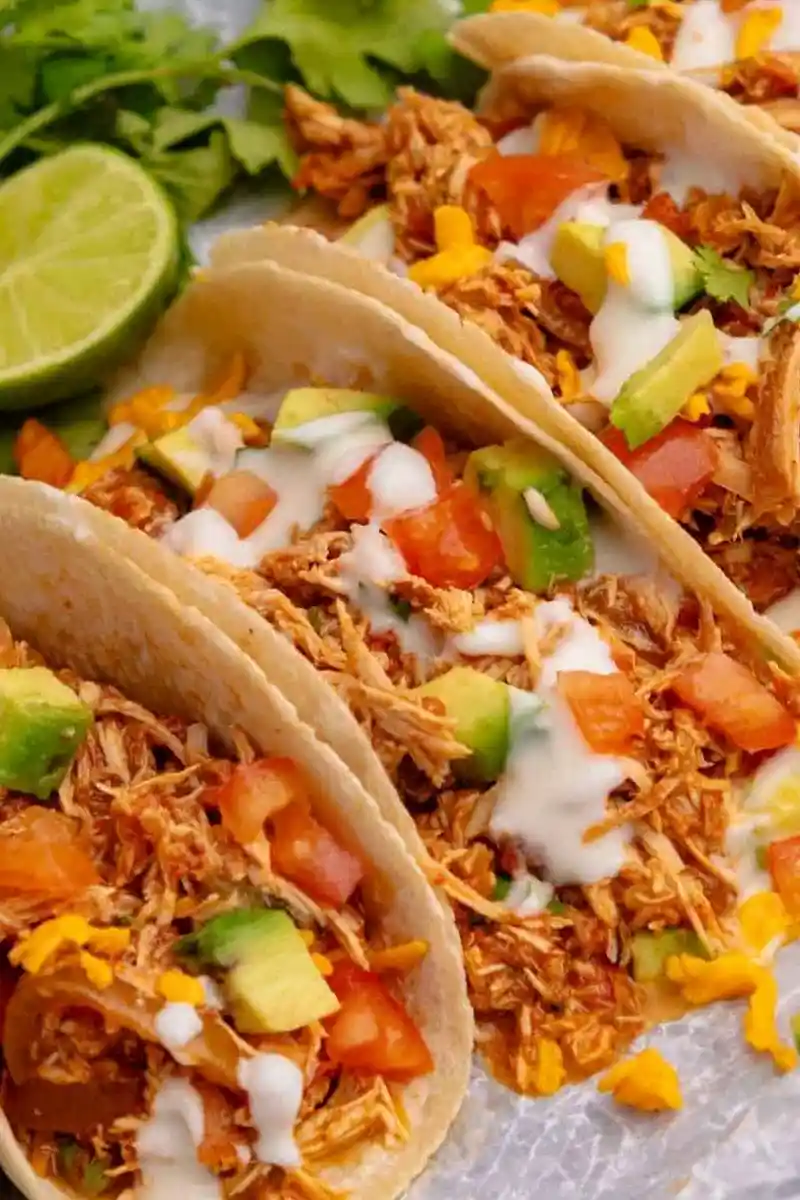 Slow Cooker Chicken Tacos 3 Slow Cooker Chicken Tacos