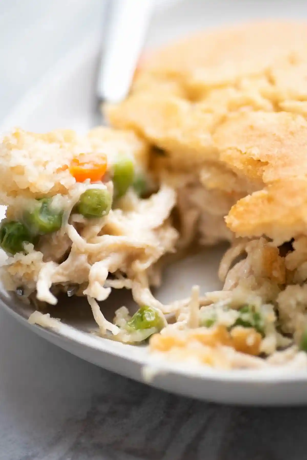 Easy Savory Chicken Biscuit Cobbler 3 Easy Savory Chicken Biscuit Cobbler