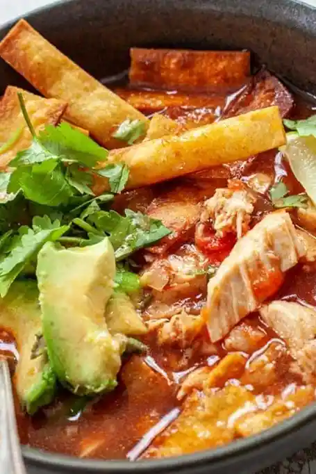 Classic Mexican Chicken Tortilla Soup 3 Classic Mexican Chicken Tortilla Soup